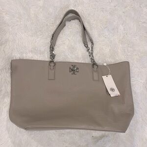 Tory Burch NWT Gray Leather Purse